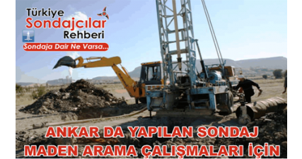 Ankara da Maden Arama Çalışmaları