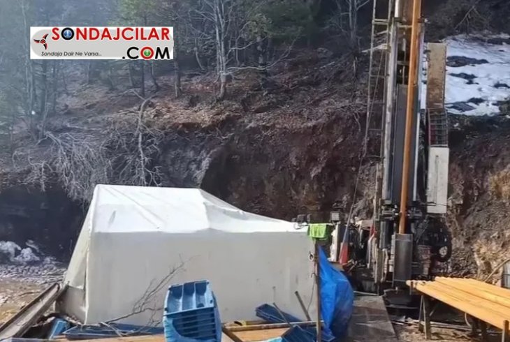 Kaya parçası sondaj operatörünü hayatından etti