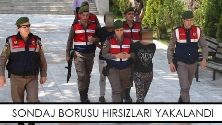 Sondaj Borusu Hırsızları Yakalandı