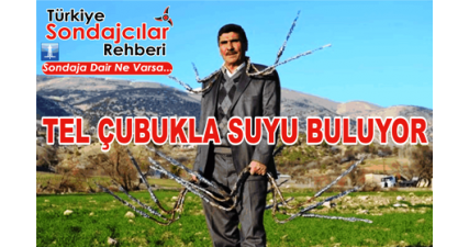 Çelik ve Bakır Tel Çubuk ile Su Buluyor