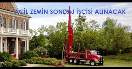 Acil Zemin Sondaj İşçi Alınacak