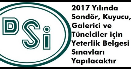 2017 Yeterlik Belgesi Sınavları Yapılacak