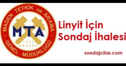 Linyit İçin Sondaj İhalesi